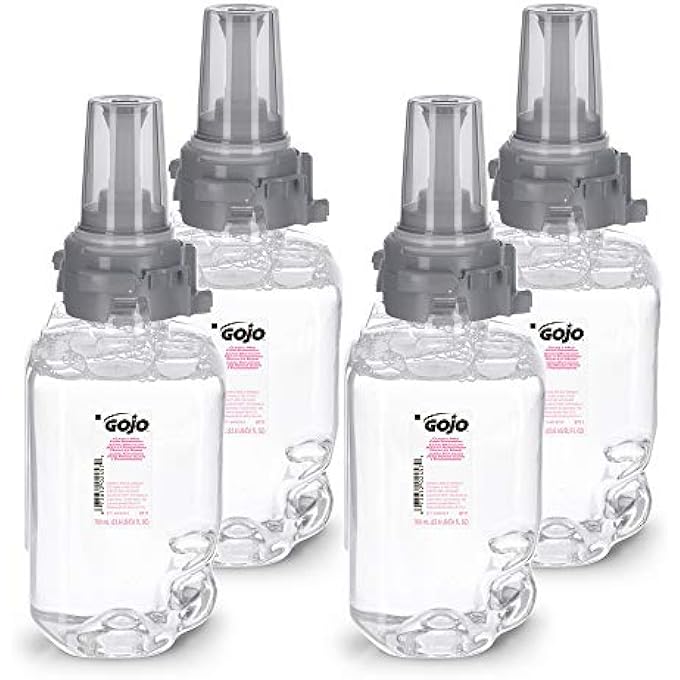 Gojo 8711-04 CLEAR AND MILD FOAM HANDWASH, 700ML REFILL (CASE OF 4) - Image 1
